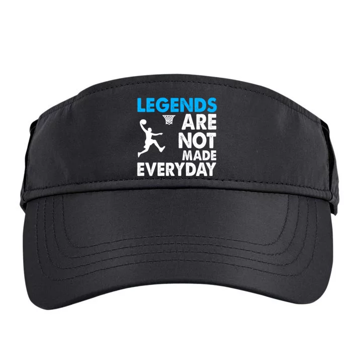 Legends Are Not Made Everyday Gift For Basketball Player Sport Team Adult Drive Performance Visor