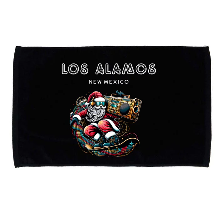 Los Alamos New Mexico Cool Snowboard Christmas Santa Great Gift Microfiber Hand Towel