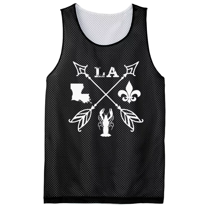 Louisiana Arrow New Orleans Mardi Gras Mesh Reversible Basketball Jersey Tank