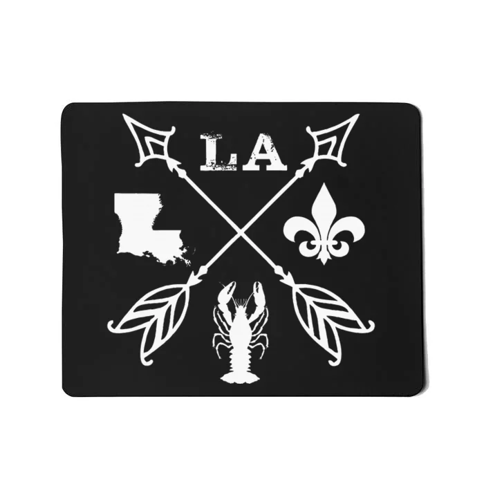 Louisiana Arrow New Orleans Mardi Gras Mousepad