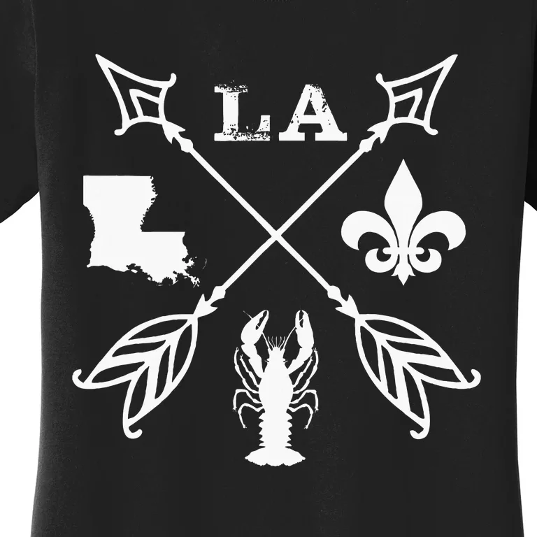 Louisiana Arrow New Orleans Mardi Gras Women's T-Shirt