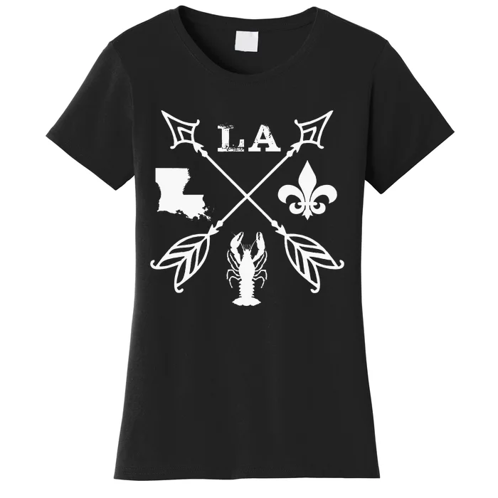 Louisiana Arrow New Orleans Mardi Gras Women's T-Shirt