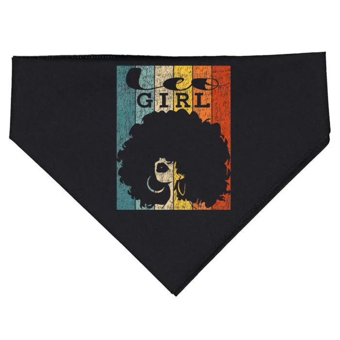 Leo Afro Natural Hair Diva Black Woman Zodiac USA-Made Doggie Bandana