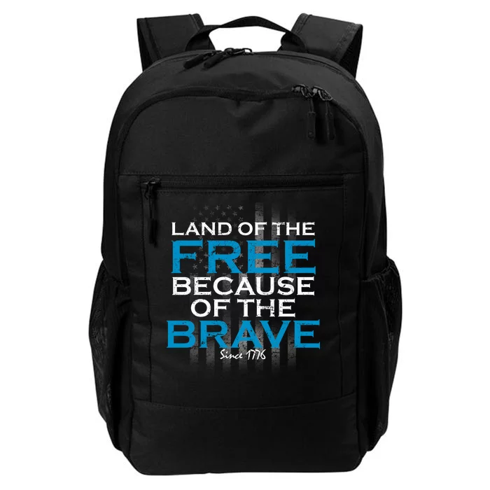 Land Of The Free Because Of The Brave USA Daily Commute Backpack