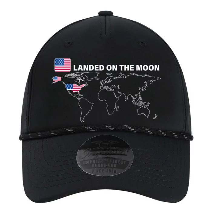 Landed On The Moon USA Map Performance The Dyno Cap