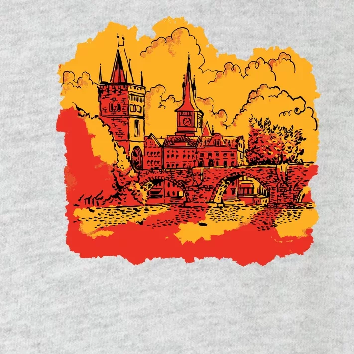 Landmark Charles Bridge Toddler Long Sleeve Shirt