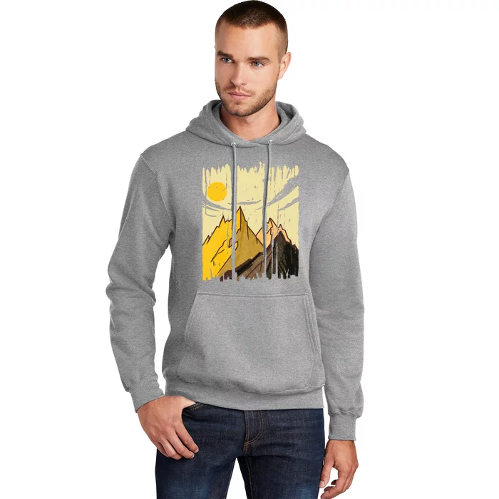 Landscape Sunset Mountain Hoodie