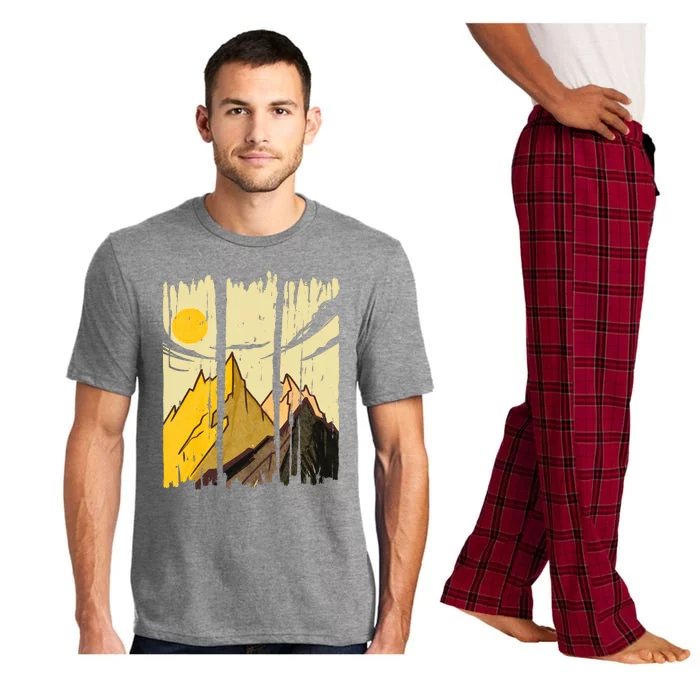 Landscape Sunset Mountain Pajama Set