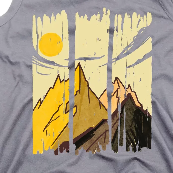 Landscape Sunset Mountain Tank Top