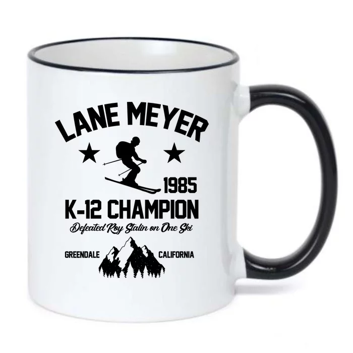 Lane Meyer 1985 K-12 Champion Black Color Changing Mug