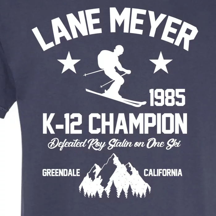 Lane Meyer 1985 K-12 Champion Garment-Dyed Heavyweight T-Shirt