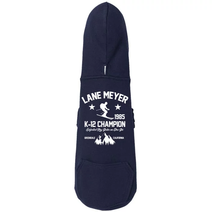 Lane Meyer 1985 K-12 Champion Doggie 3-End Fleece Hoodie