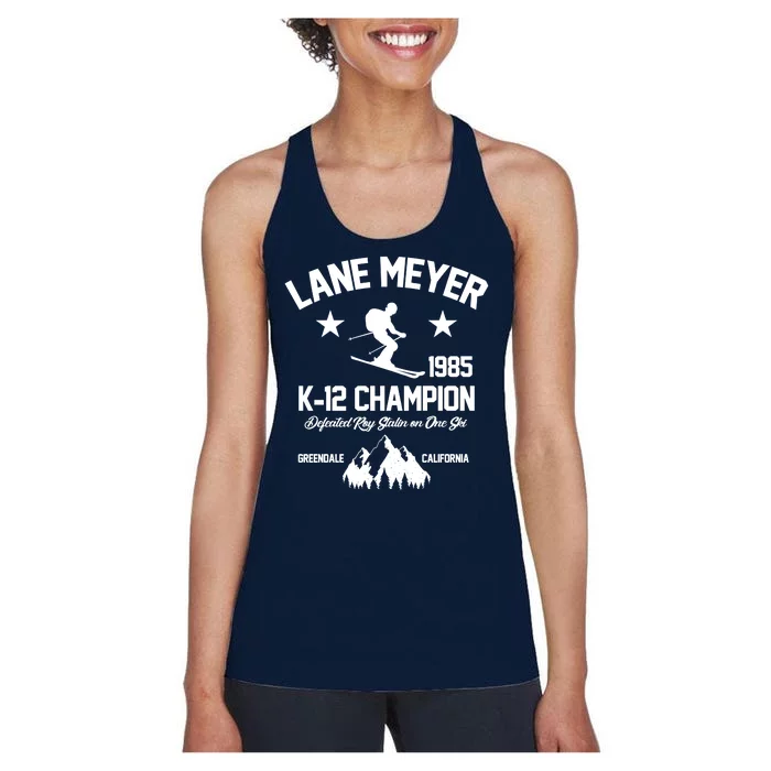 Lane Meyer 1985 K-12 Champion Women's Racerback Tank