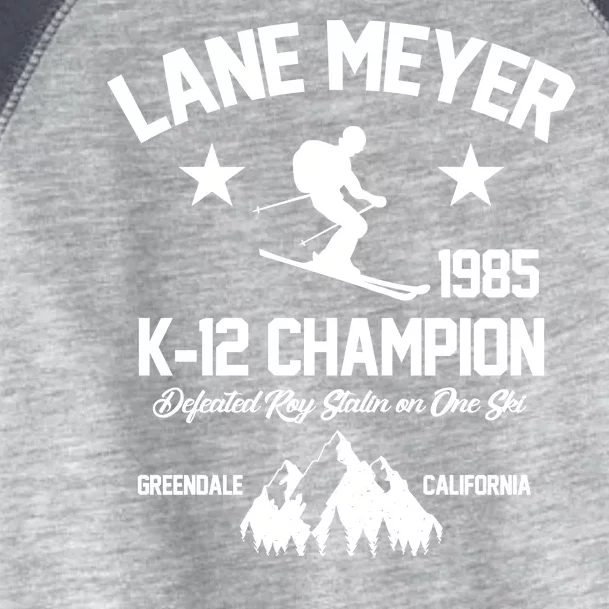 Lane Meyer 1985 K-12 Champion Toddler Fine Jersey T-Shirt