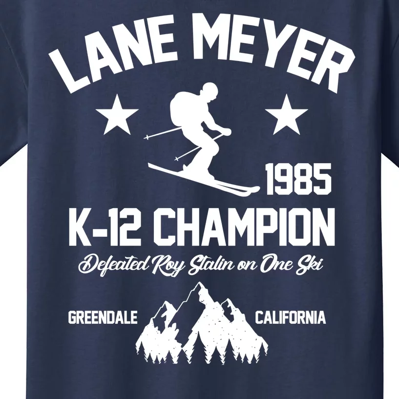 Lane Meyer 1985 K-12 Champion Kids T-Shirt