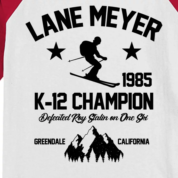 Lane Meyer 1985 K-12 Champion Kids Colorblock Raglan Jersey