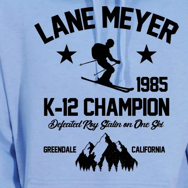 Lane Meyer 1985 K-12 Champion Unisex Surf Hoodie