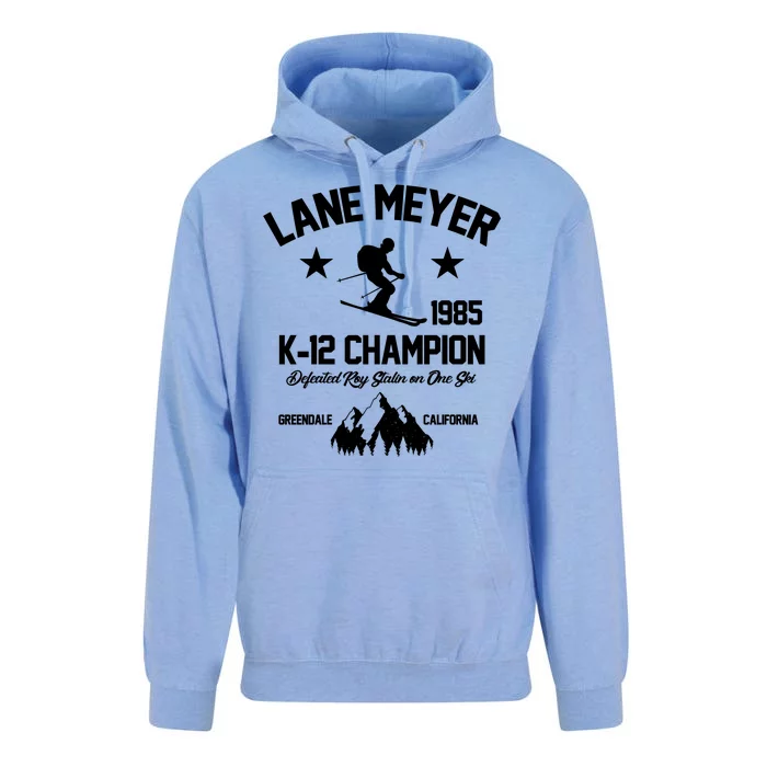 Lane Meyer 1985 K-12 Champion Unisex Surf Hoodie