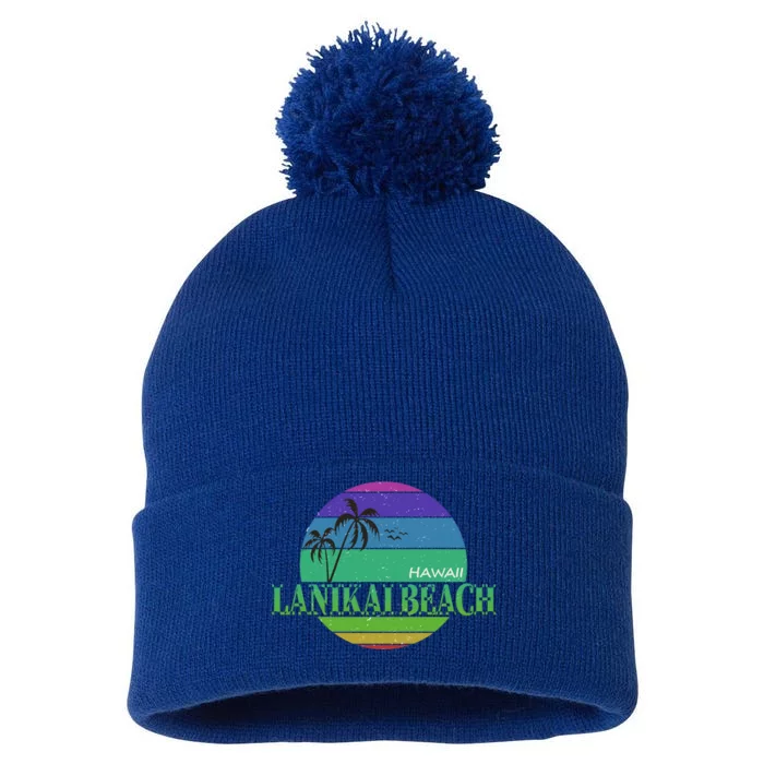 Lanikai Beach Pom Pom 12in Knit Beanie