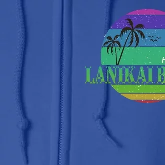 Lanikai Beach Full Zip Hoodie