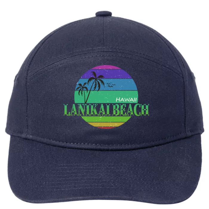 Lanikai Beach 7-Panel Snapback Hat