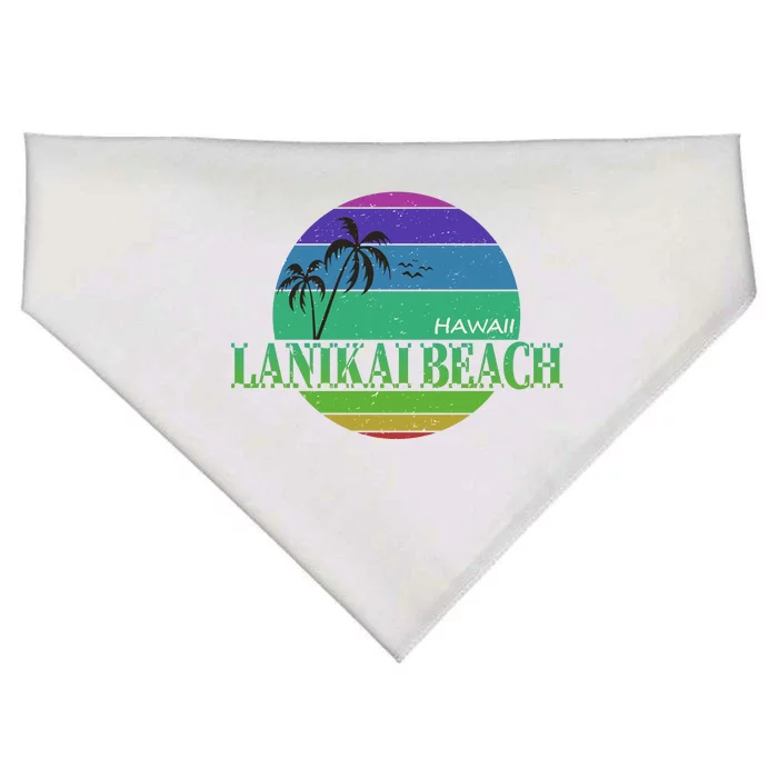 Lanikai Beach USA-Made Doggie Bandana