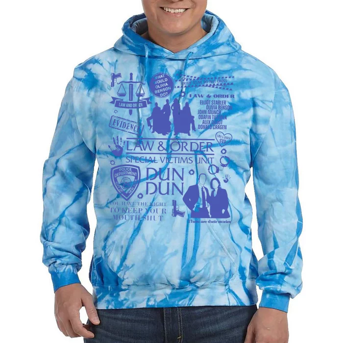 Law And Order Svu Tie Dye Hoodie