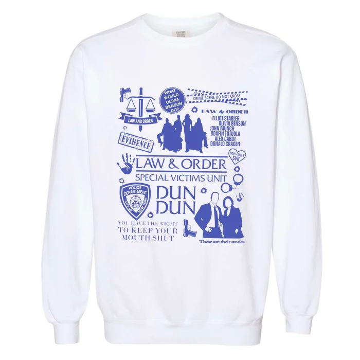 Law And Order Svu Garment-Dyed Sweatshirt