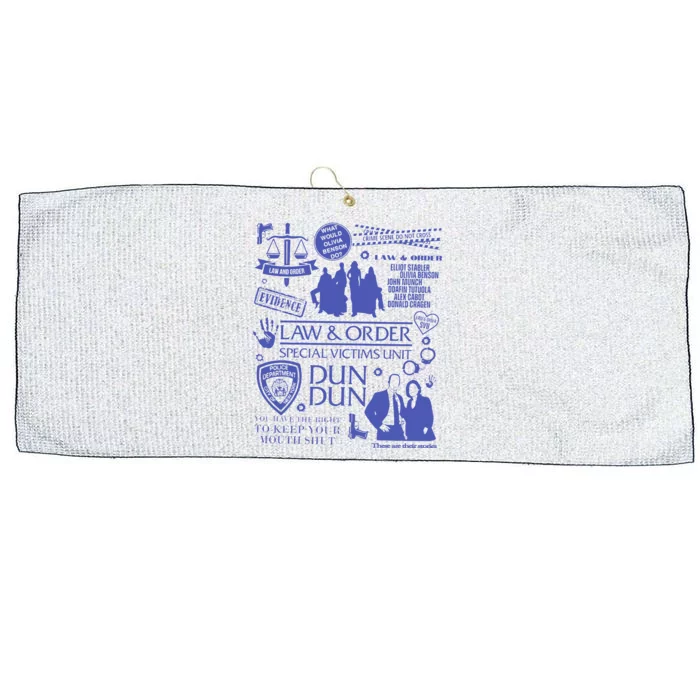 Law And Order Svu Large Microfiber Waffle Golf Towel