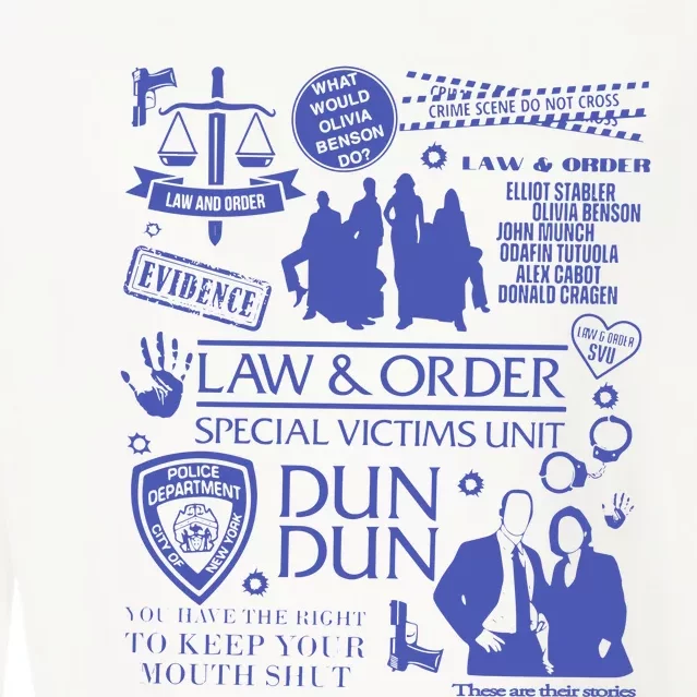 Law And Order Svu Cropped Pullover Crew