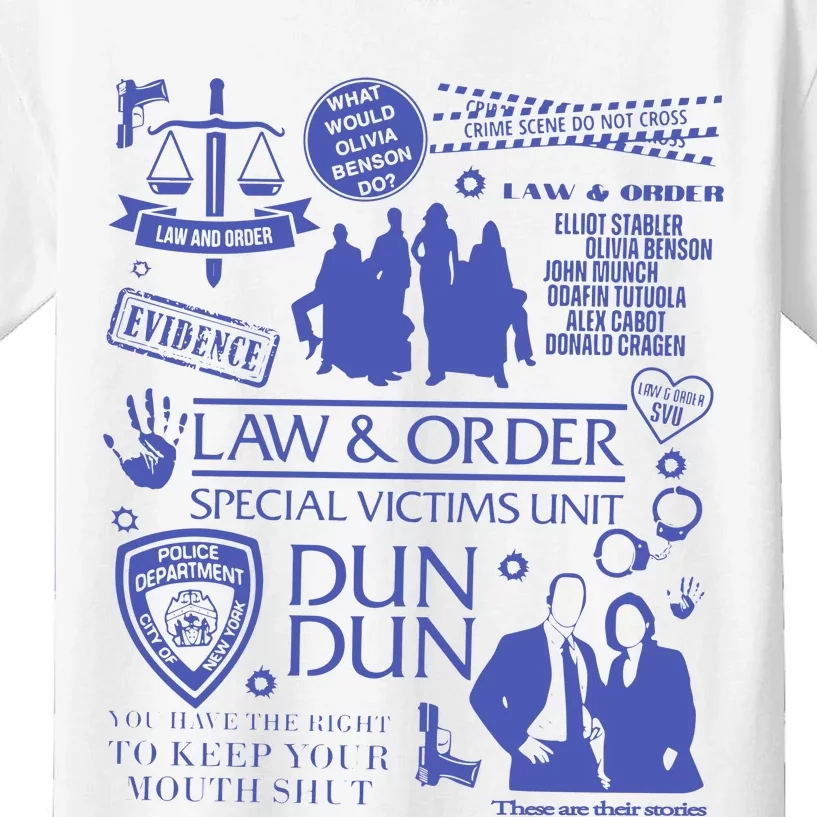 Law And Order Svu Kids T-Shirt