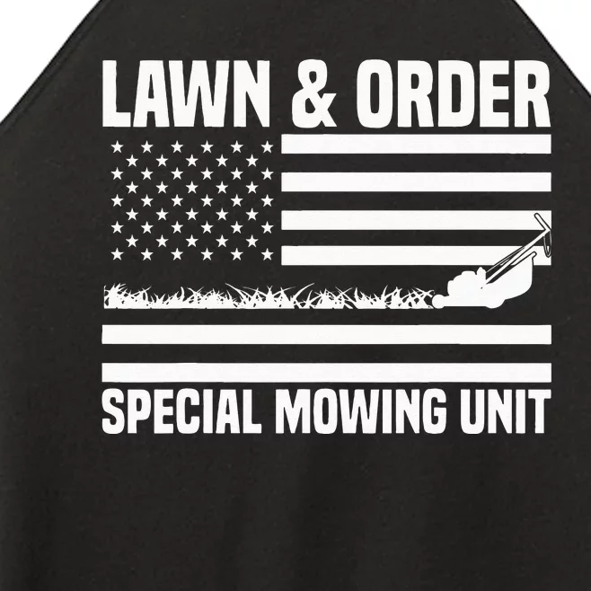 Lawn and order special mowing unit lawn mowing Women’s Perfect Tri Rocker Tank