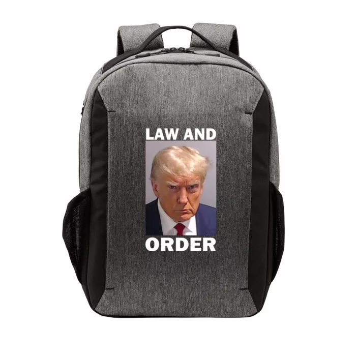 Law And Order Donald Trump Mugshot Vector Backpack