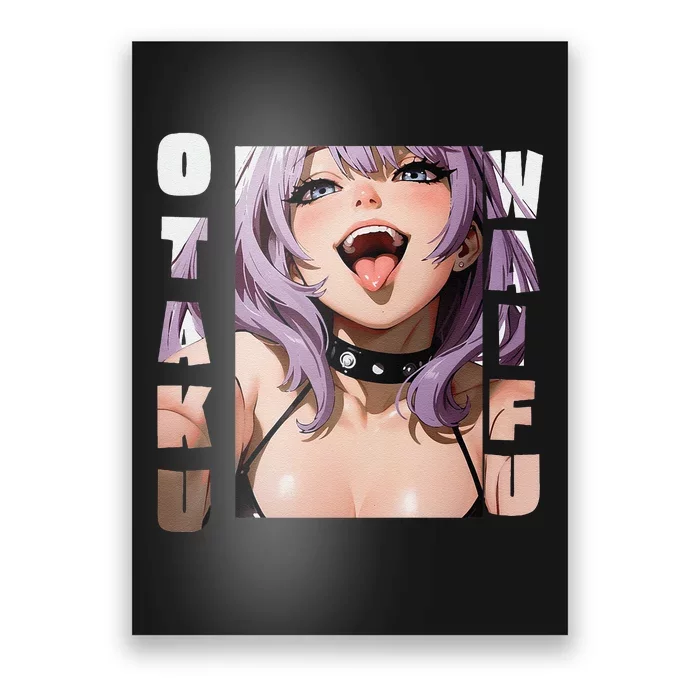 Lewd Anime Otaku Waifu Anime Manga Hentai Face Gift Poster