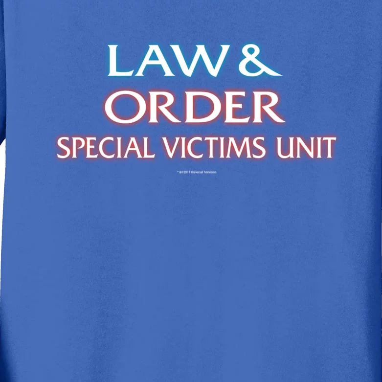 Law And Order: Special Victims Unit Funny Gift Kids Long Sleeve Shirt