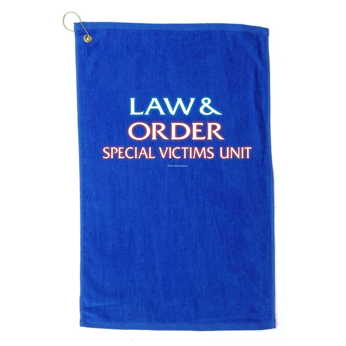 Law And Order: Special Victims Unit Funny Gift Platinum Collection Golf Towel