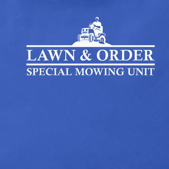 Lawn And Order Special Mowing Unit Funny Lawn Zip Tote Bag