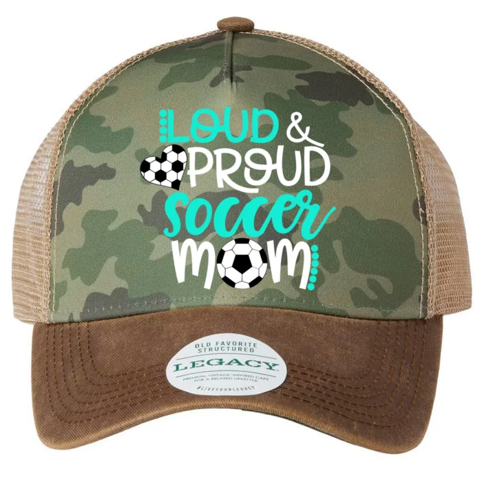 Loud And Proud Soccer Mom Meaningful Gift Legacy Tie Dye Trucker Hat