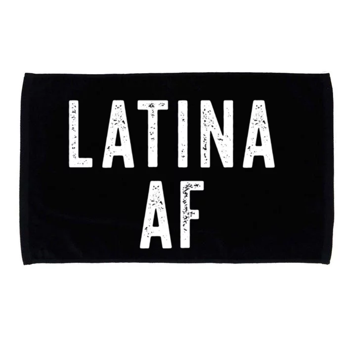 Latina Af Proud Immigrant Feminist Clothing Spanglish Gift Microfiber Hand Towel