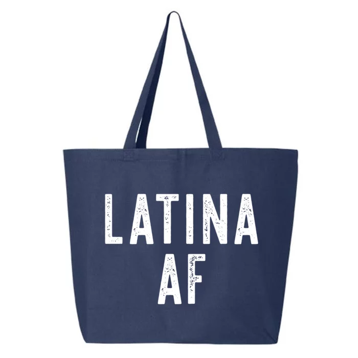 Latina Af Proud Immigrant Feminist Clothing Spanglish Gift 25L Jumbo Tote