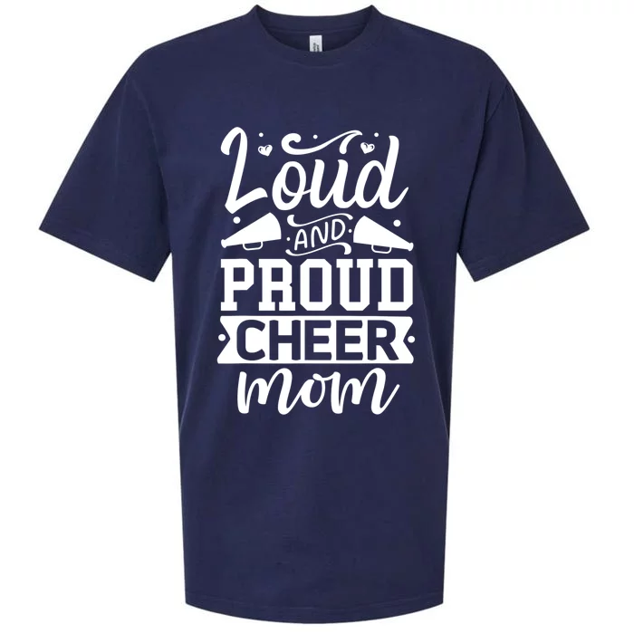 Loud And Proud Cheer Mom Cheerleader Gift Sueded Cloud Jersey T-Shirt