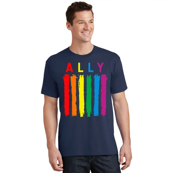 LGBT Ally Pride Rainbow Proud Ally T-Shirt