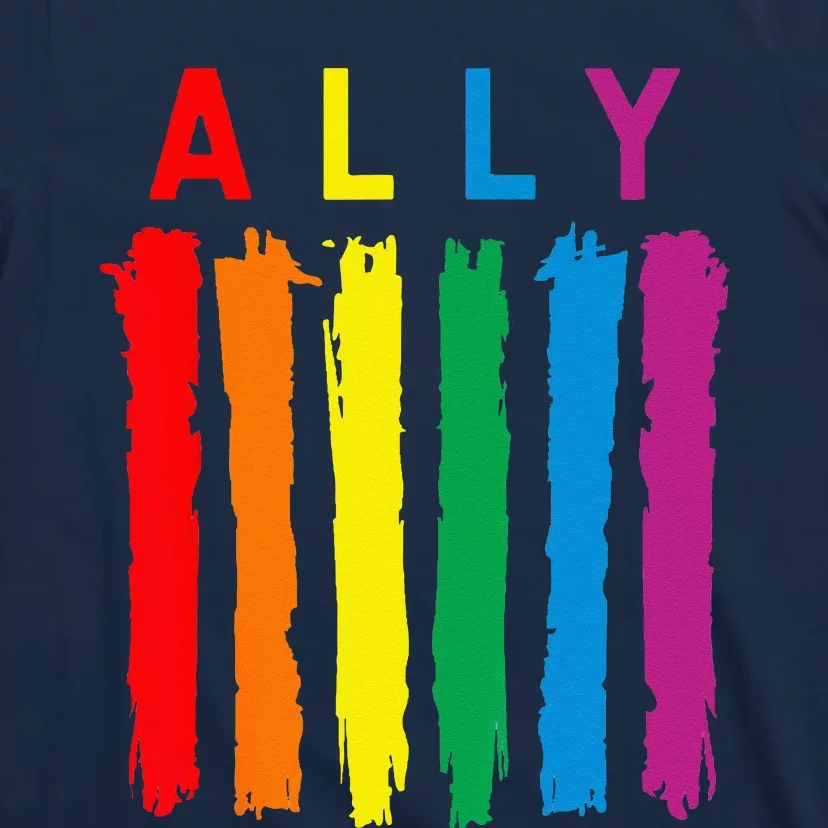 LGBT Ally Pride Rainbow Proud Ally T-Shirt