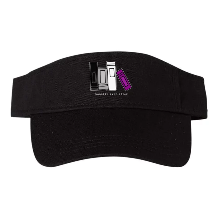 LGBTQ Asexual Pride Books LGBTQIA Pride Month Asexual Valucap Bio-Washed Visor