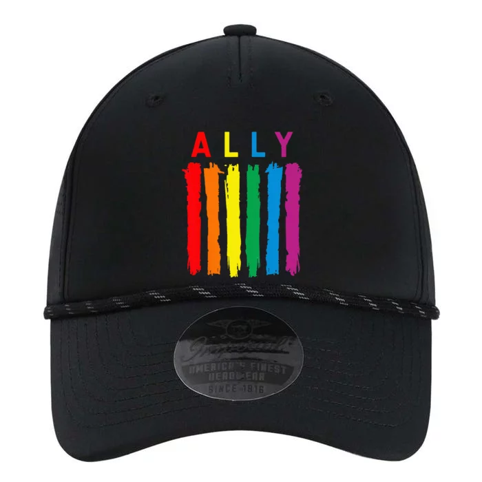 LGBT Ally Pride Rainbow Proud Ally Performance The Dyno Cap