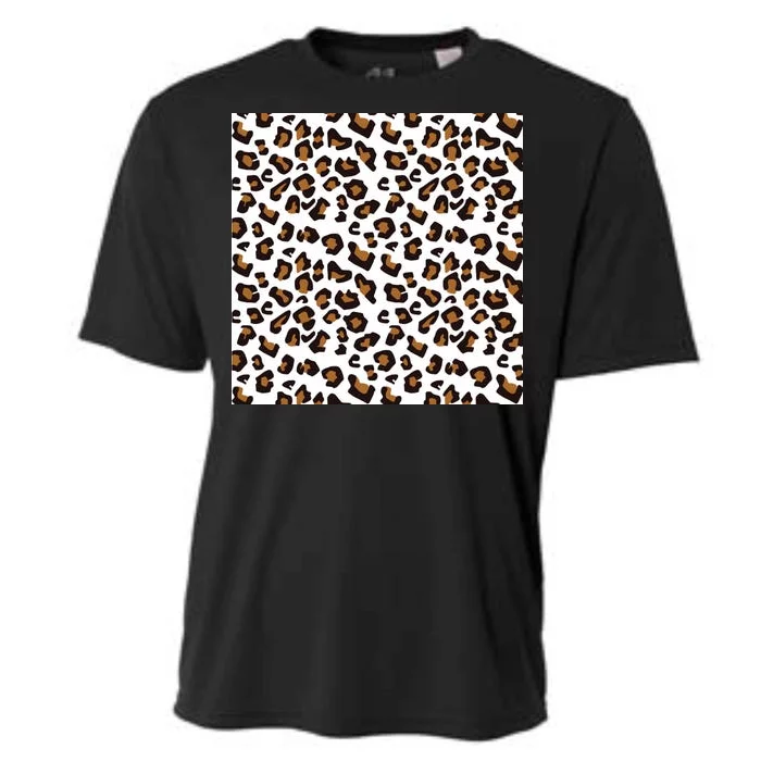 Leopard Animal Pattern Cooling Performance Crew T-Shirt