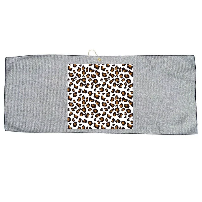 Leopard Animal Pattern Large Microfiber Waffle Golf Towel