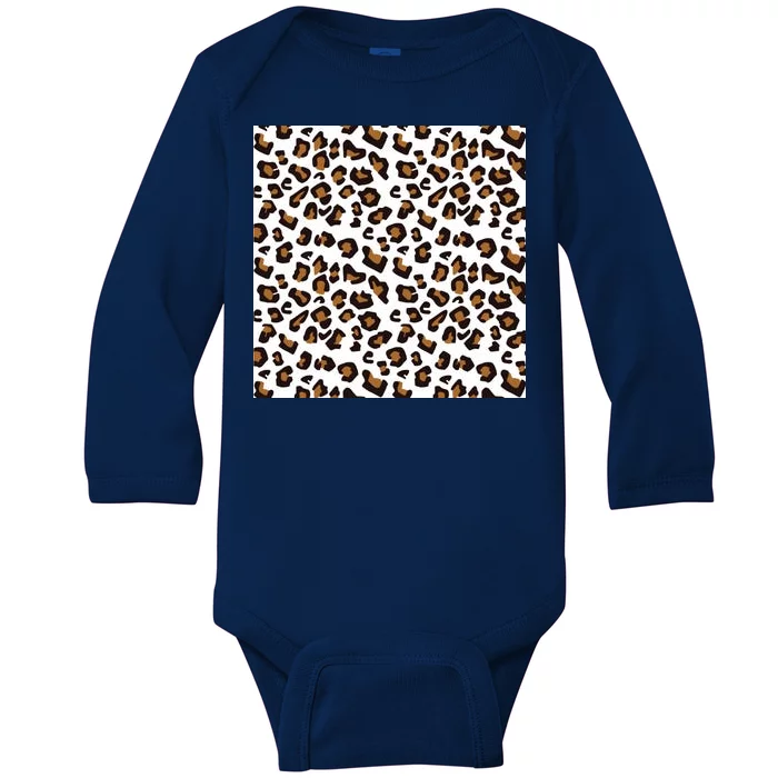 Leopard Animal Pattern Baby Long Sleeve Bodysuit