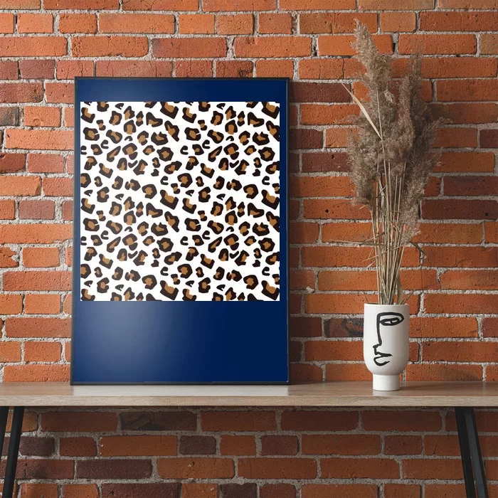 Leopard Animal Pattern Poster