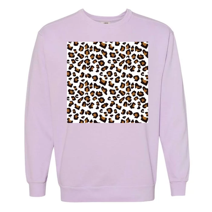 Leopard Animal Pattern Garment-Dyed Sweatshirt